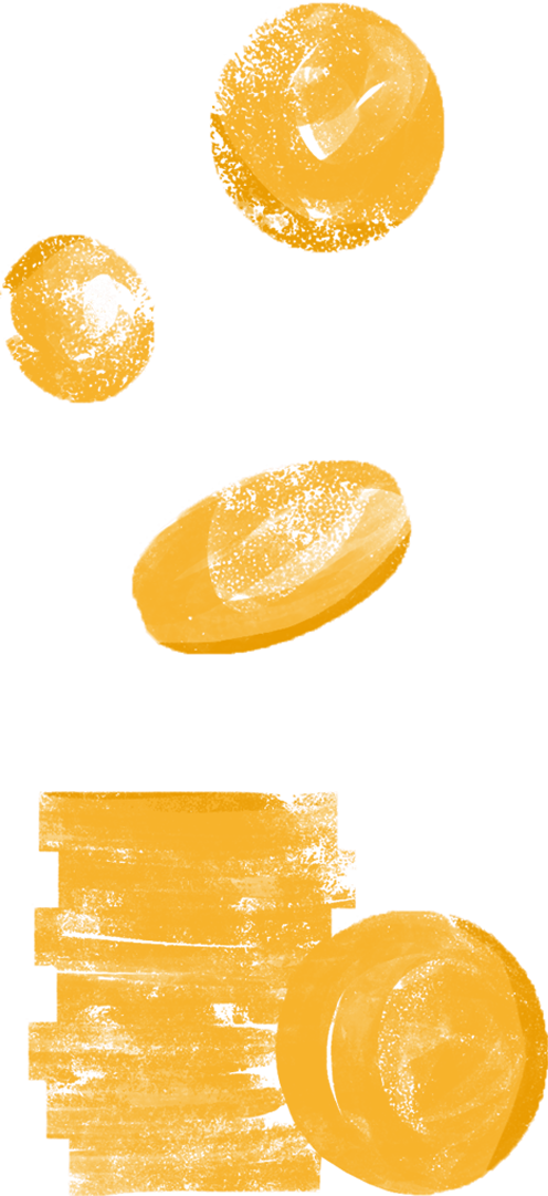 Illustration, argent, aide financière